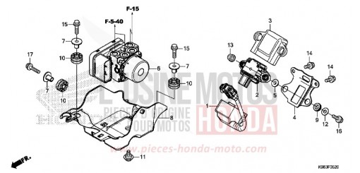 ABS MODULATOR CBF125NAJ de 2018